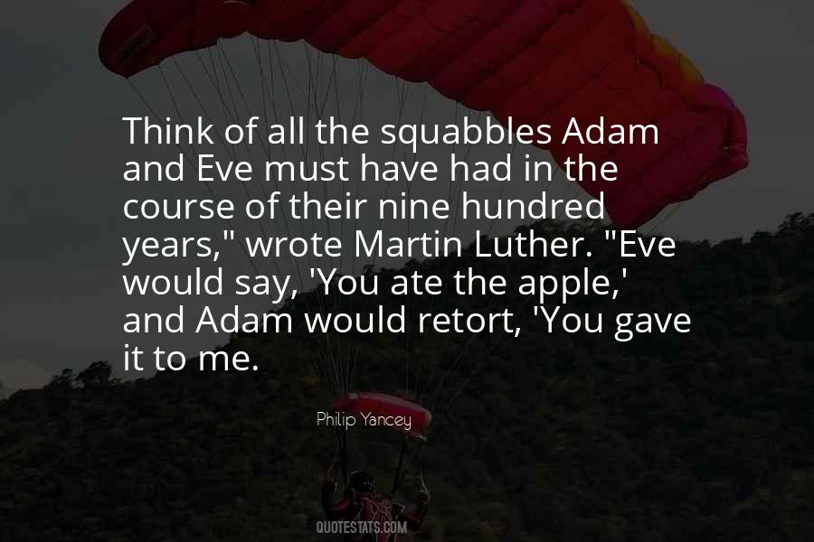 Quotes About Adam #1217799