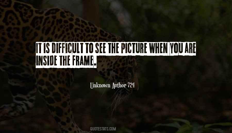 Picture In A Frame Quotes #409092
