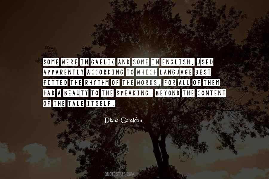 Quotes About Beauty Of Language #1013407