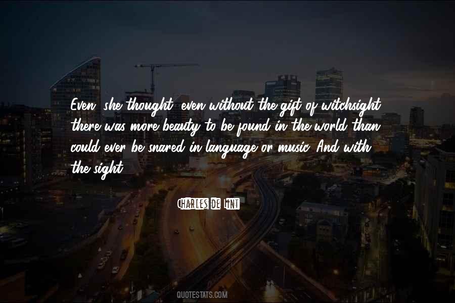 Quotes About Beauty Of Language #1478217