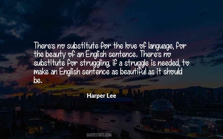 Quotes About Beauty Of Language #1772075