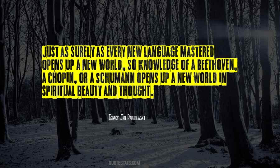 Quotes About Beauty Of Language #275976