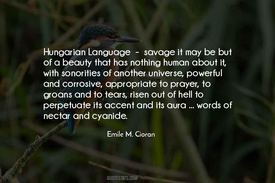 Quotes About Beauty Of Language #979387