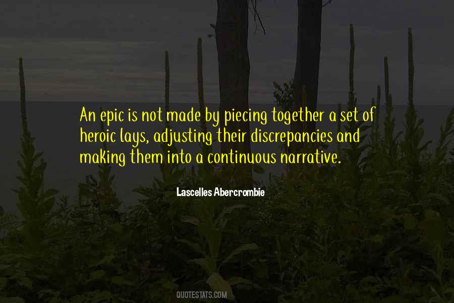 Piecing Together Quotes #1680509