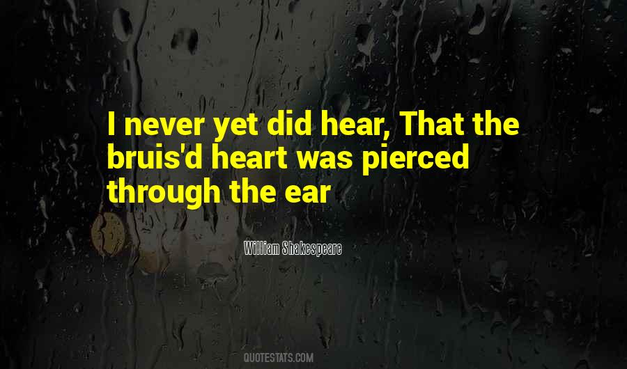 Pierced Ear Quotes #1316743