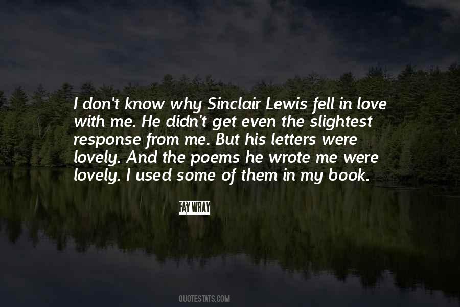 Quotes About Sinclair Lewis #1405714