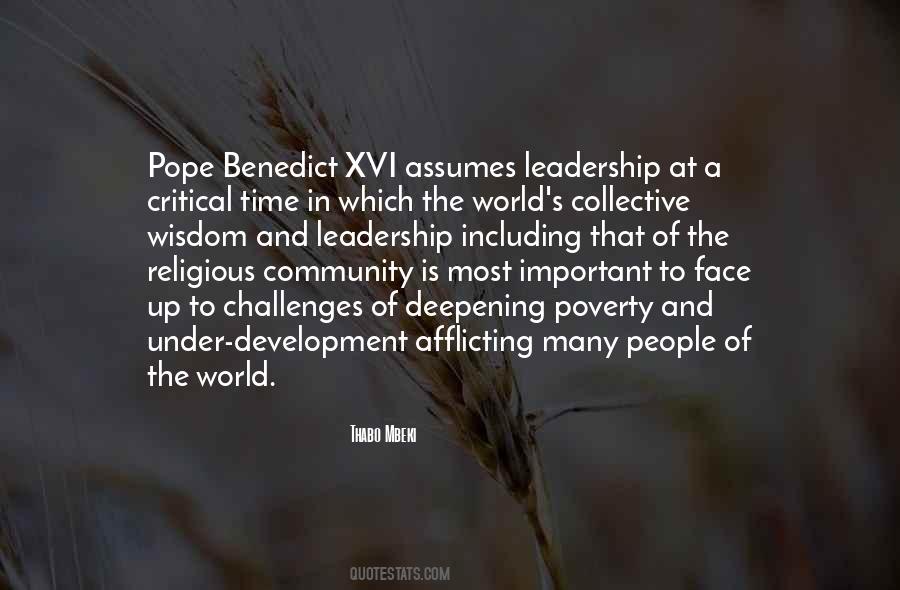 Quotes About Pope Benedict Xvi #1873244