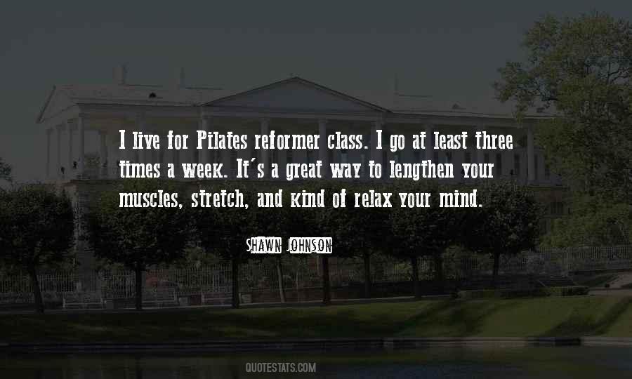 Pilates Reformer Quotes #85738