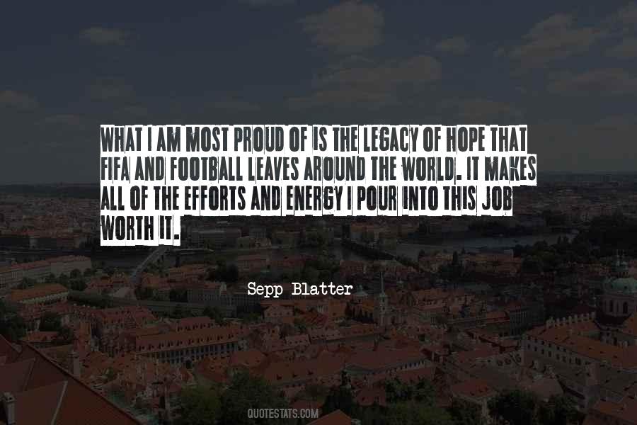 Quotes About Sepp Blatter #147114