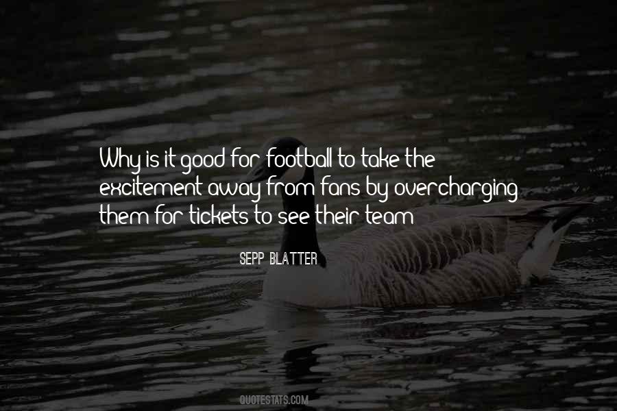 Quotes About Sepp Blatter #807102