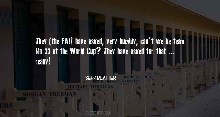 Quotes About Sepp Blatter #896956