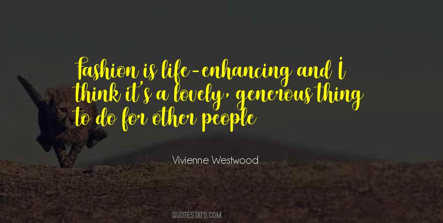 Quotes About Vivienne Westwood #163726