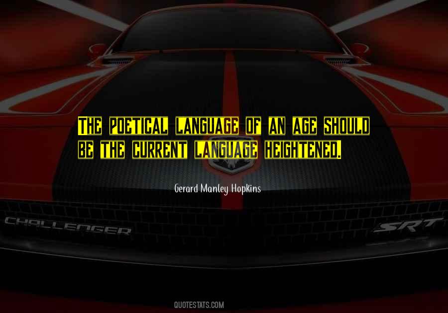 Quotes About Gerard Manley Hopkins #1307830