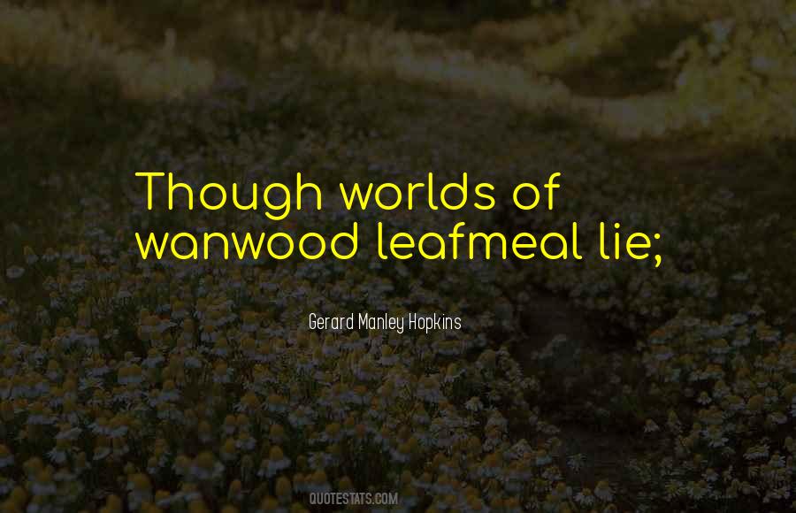 Quotes About Gerard Manley Hopkins #1658796