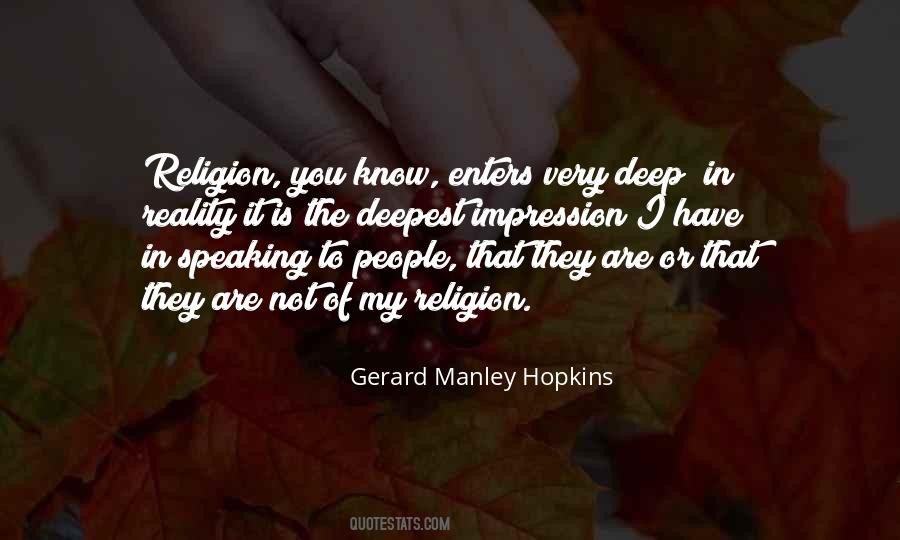 Quotes About Gerard Manley Hopkins #875465
