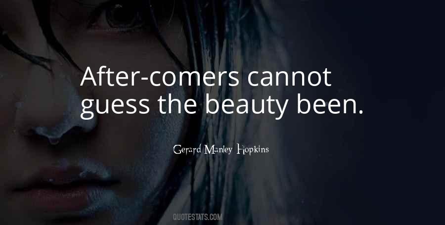 Quotes About Gerard Manley Hopkins #920517