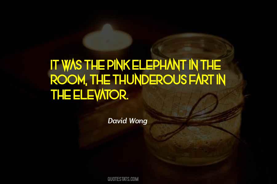 Pink Elephant In The Room Quotes #112663