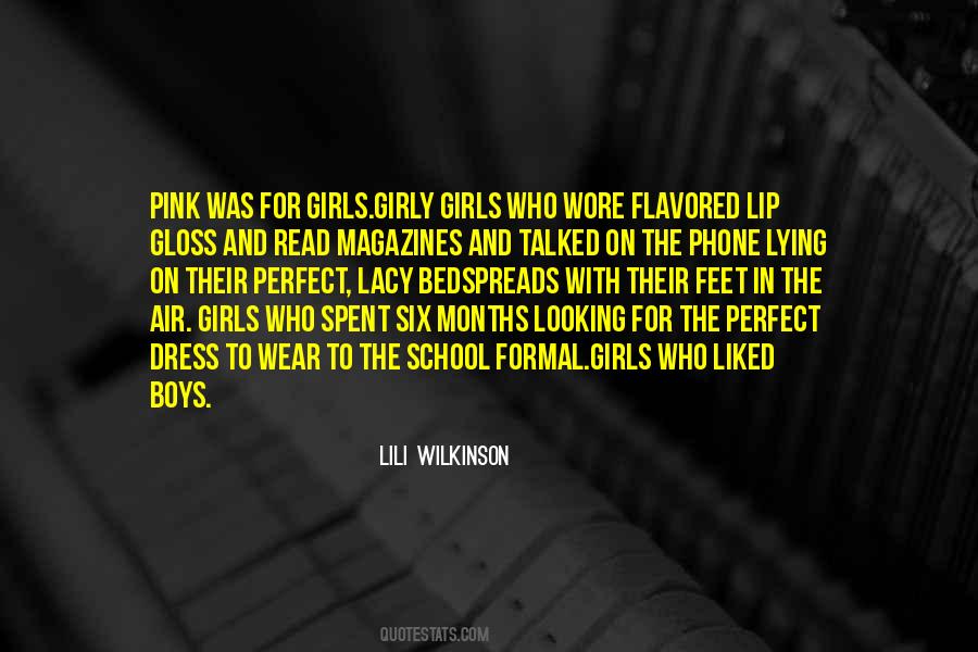 Pink Lili Wilkinson Quotes #968148