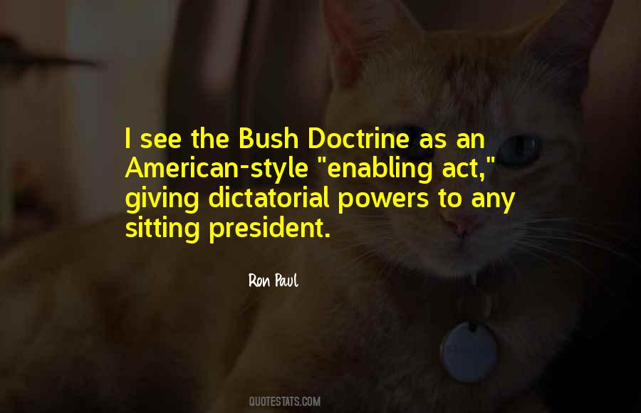 Quotes About American Doctrine #1221528