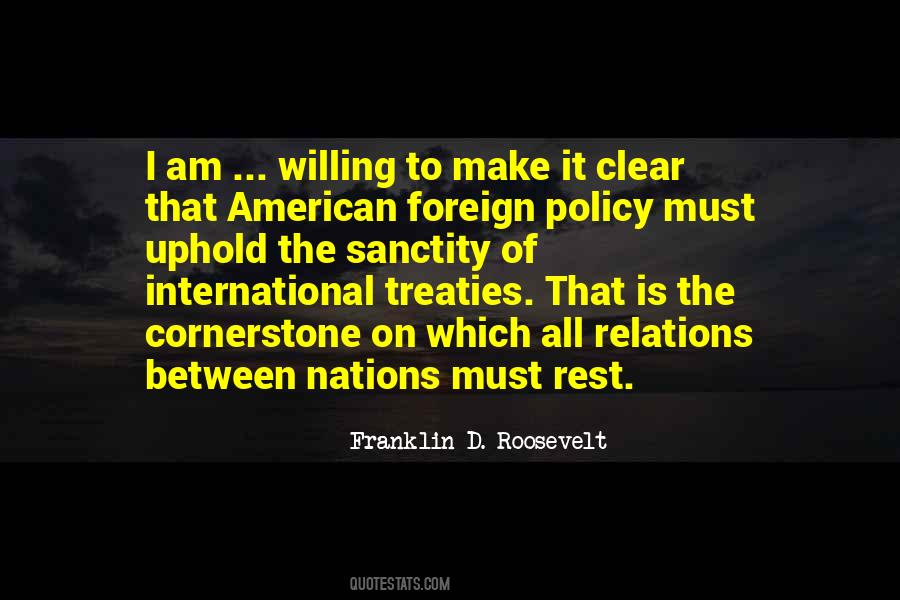 Quotes About American Foreign Policy #1303034