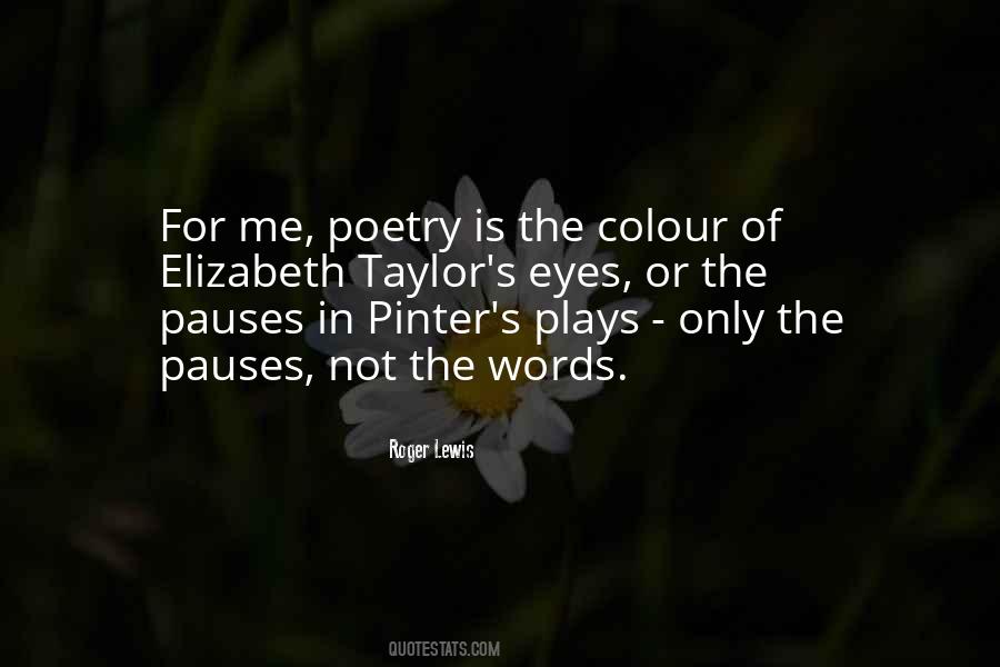 Pinter Play Quotes #85626