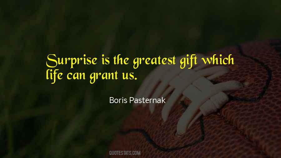 Quotes About A Surprise Gift #233048