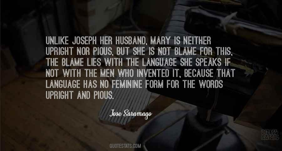 Pious Husband Quotes #1142296