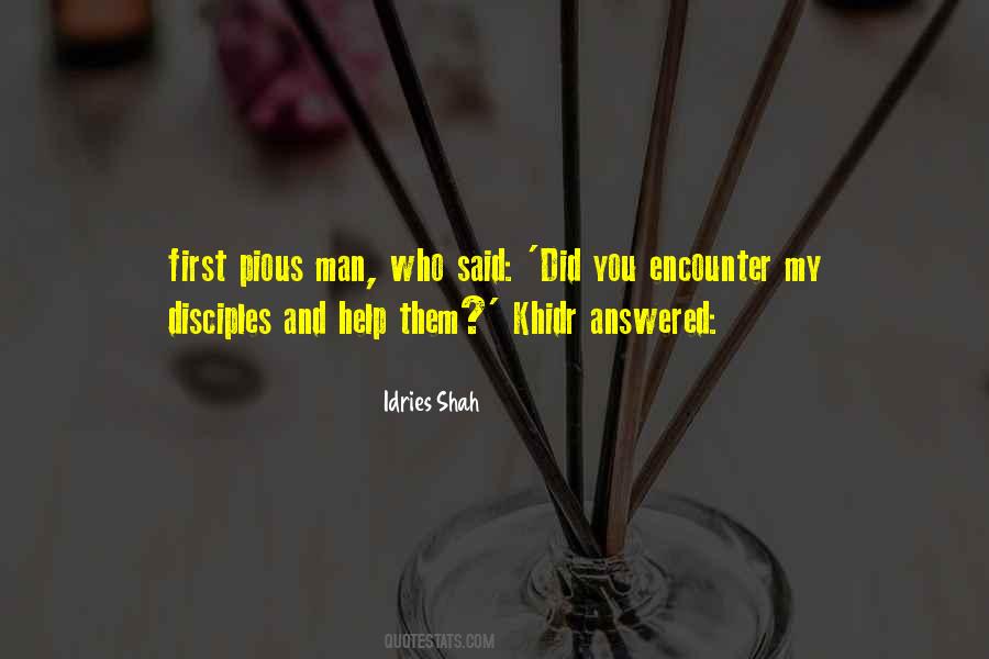 Pious Man Quotes #695920