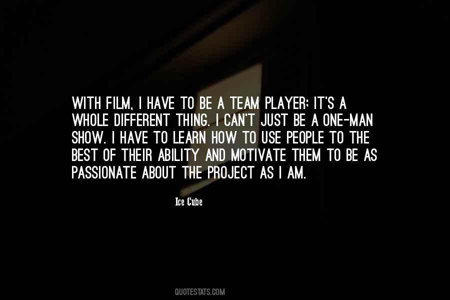 Quotes About A Team Player #1860776