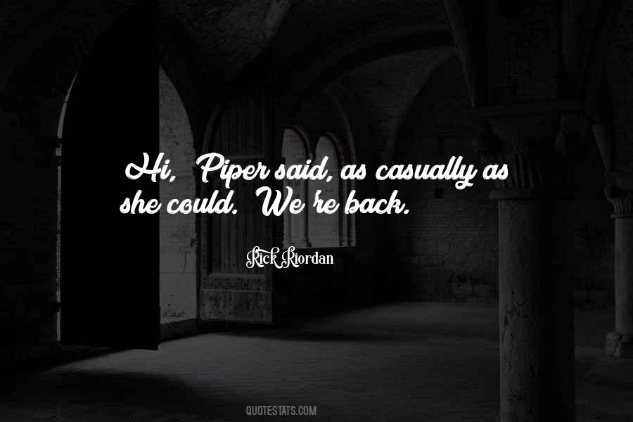 Piper Quotes #1686829