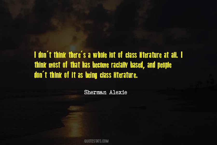 Quotes About Sherman Alexie #397673