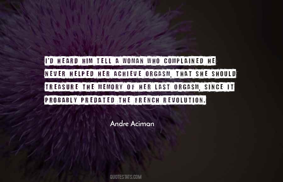 Quotes About Aciman #601587