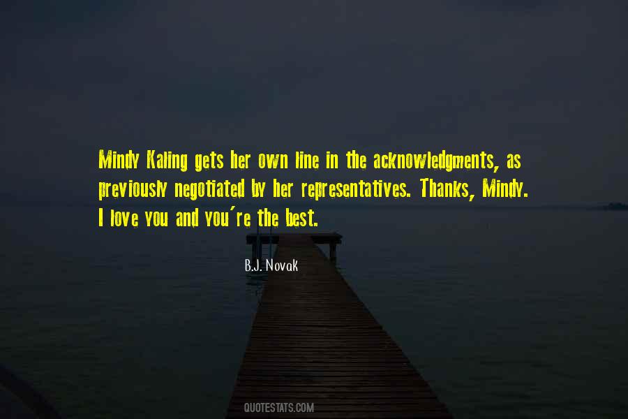 Quotes About Acknowledgments #114573