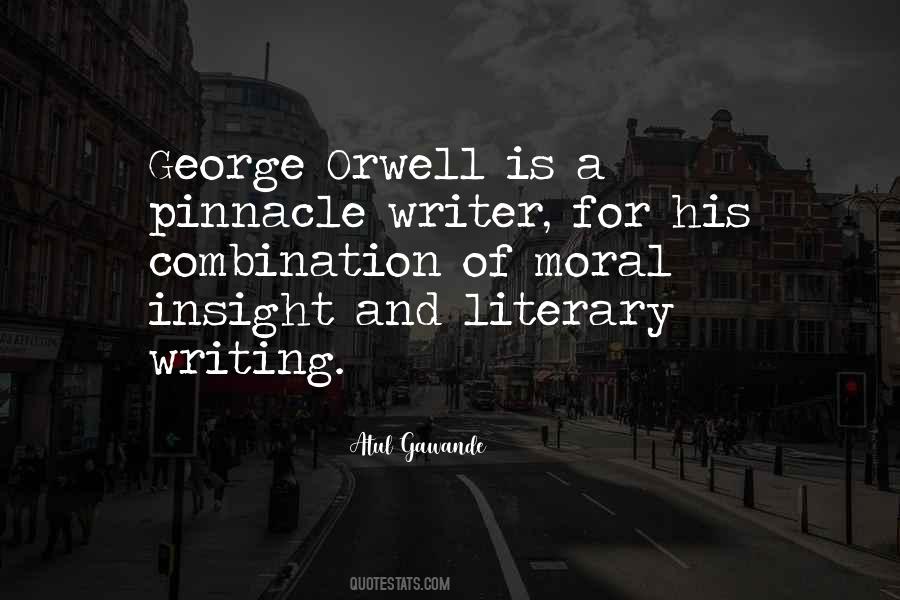 Quotes About George Orwell #1048264