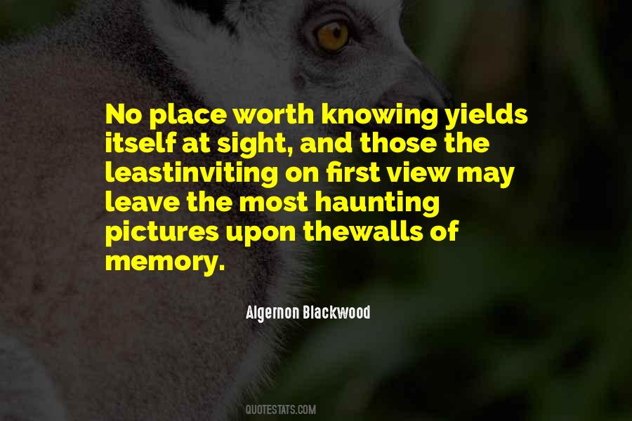 Place And Memory Quotes #633462