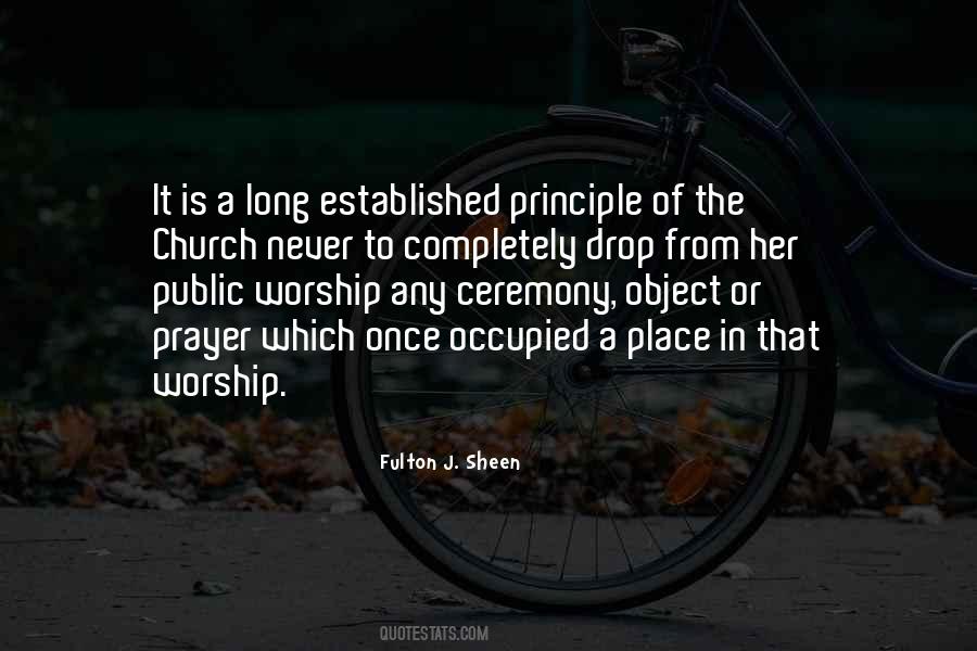 Place Of Worship Quotes #327817