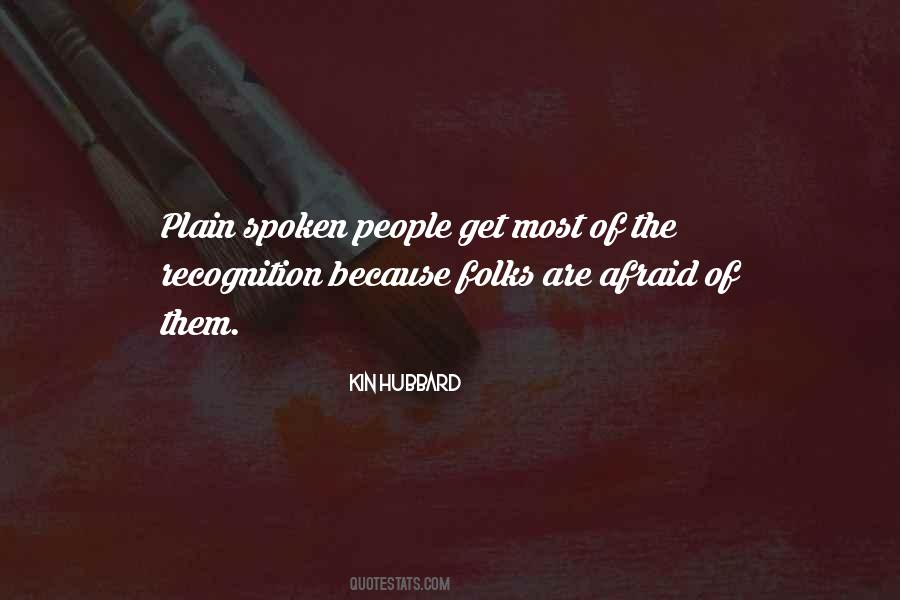 Plain Folks Quotes #1416639