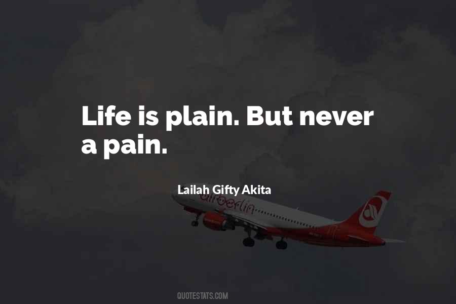 Plain Life Quotes #397728