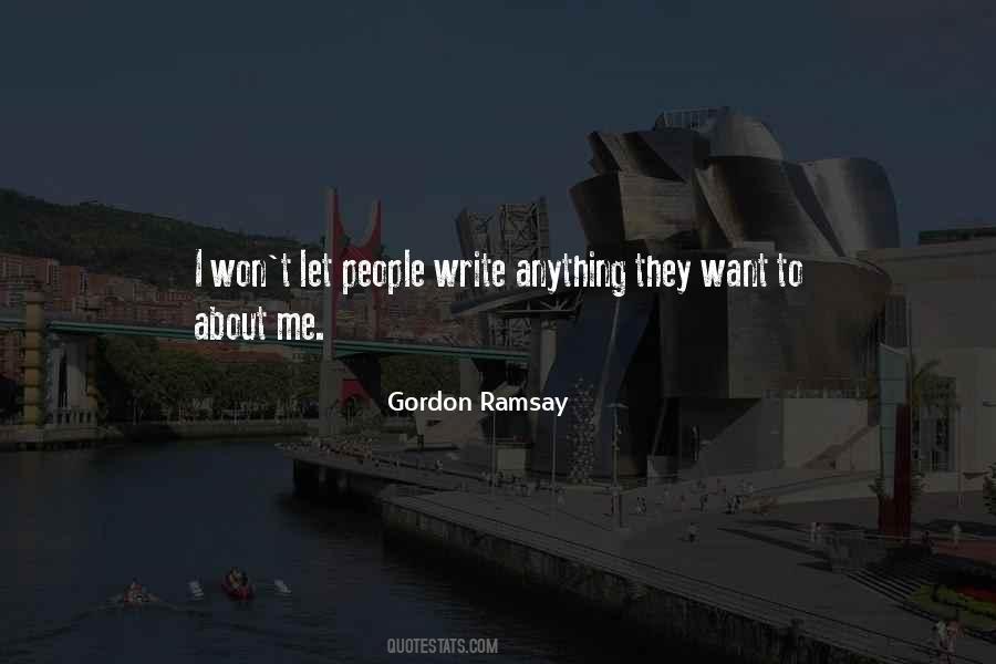Quotes About Gordon Ramsay #1210258