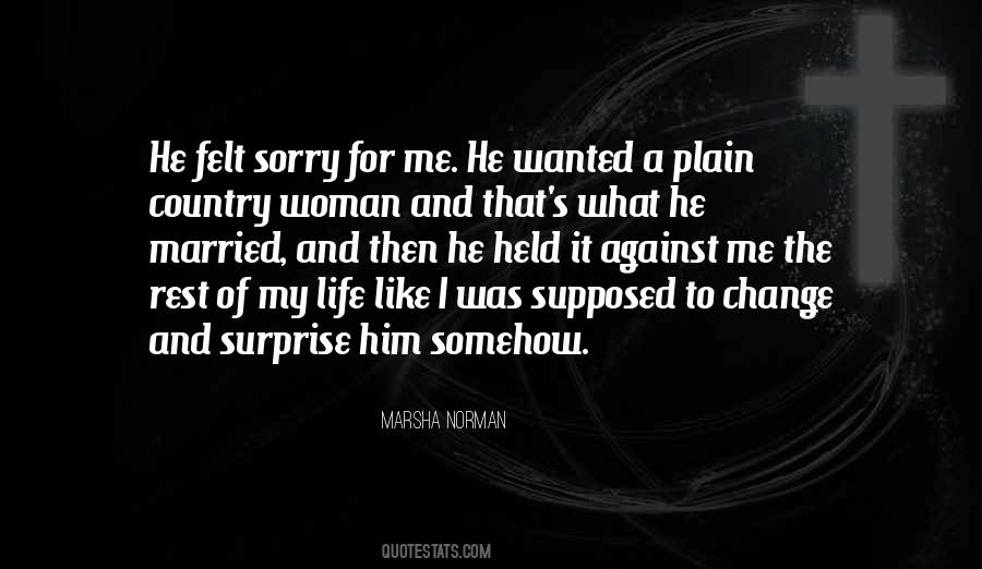 Plain Woman Quotes #95019