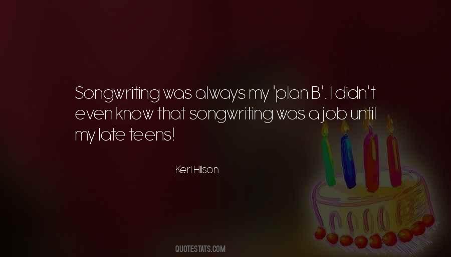 Plan A Plan B Quotes #384829