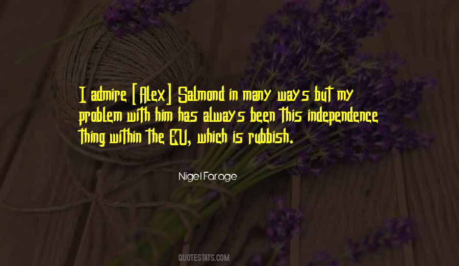 Quotes About Alex Salmond #981911