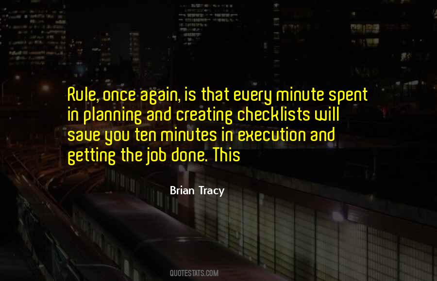Planning Vs Execution Quotes #1562847