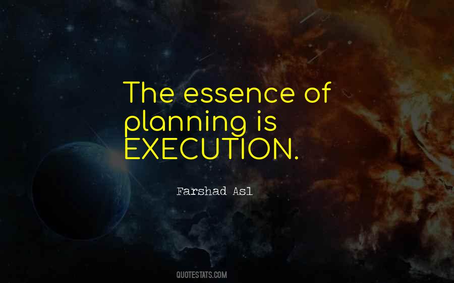Planning Vs Execution Quotes #416783