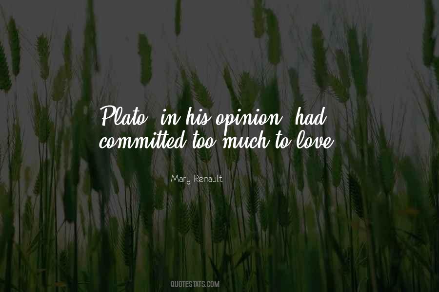 Plato Love Quotes #1828690