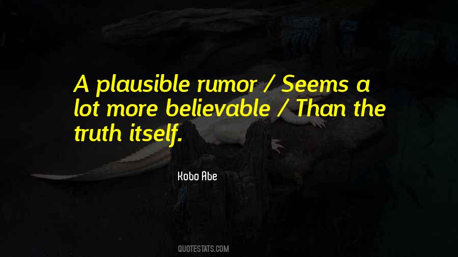 Plausible Quotes #1284954