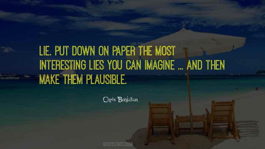 Plausible Quotes #1690464