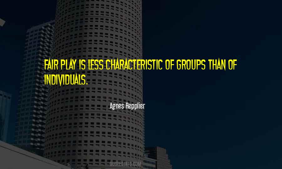 Play Fair Quotes #335749