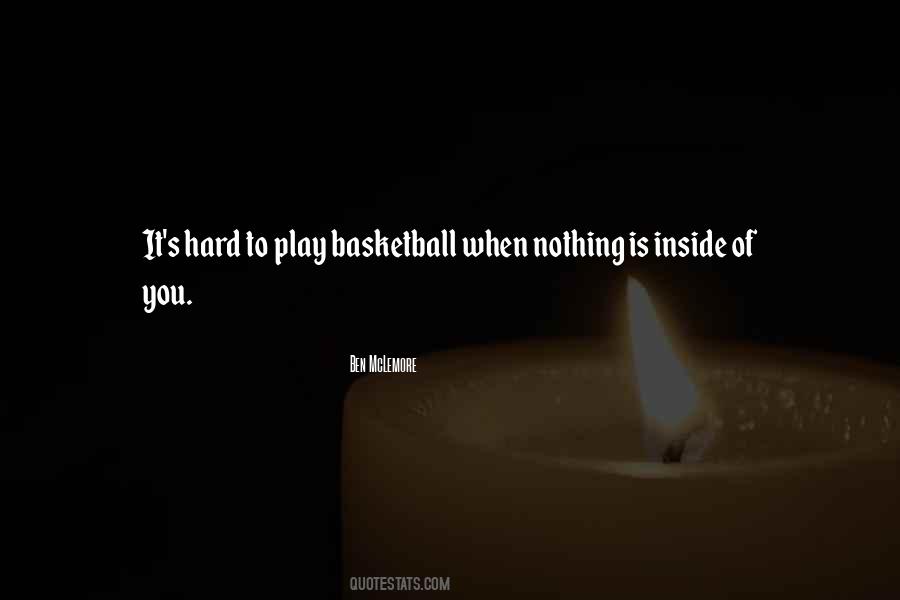 Play Hard Basketball Quotes #768436