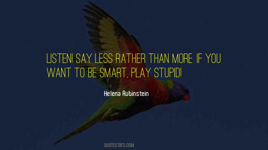 Play It Smart Quotes #622413